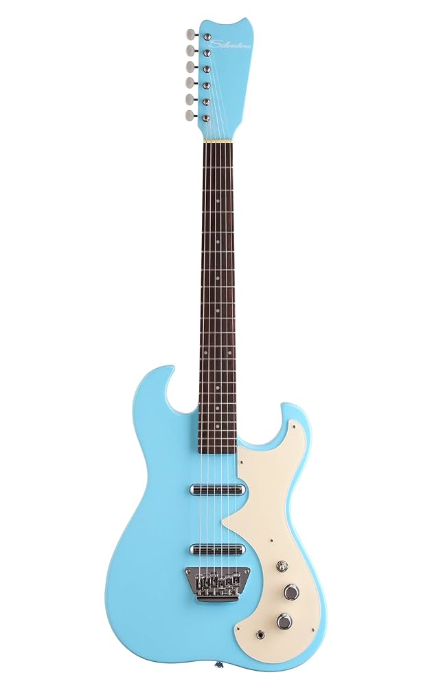 Amazon | Silvertone Classic 1449-BDLB Solid-Body エレキ